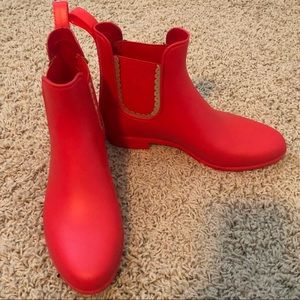 Jack Rogers Red Rain boots